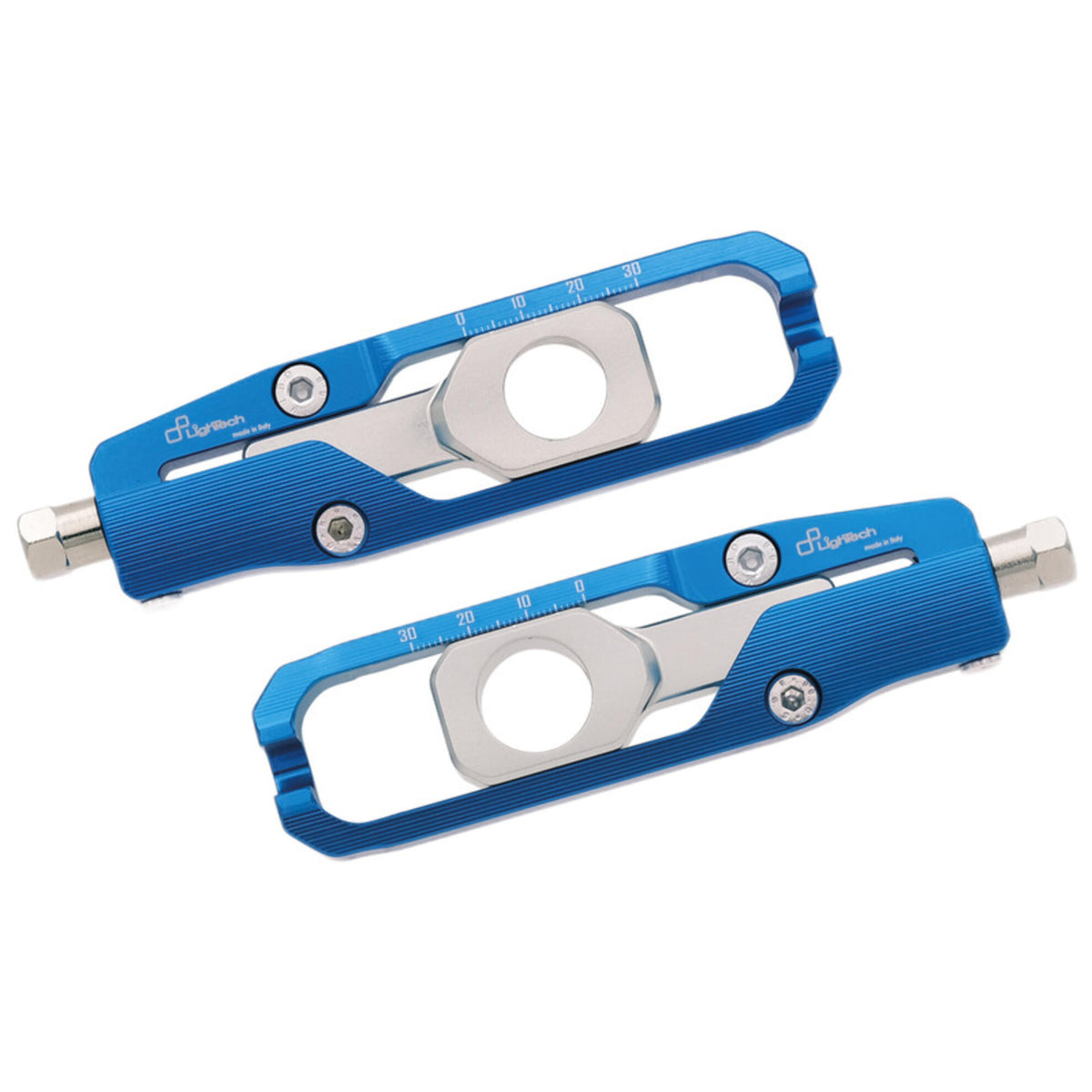 TENDITORI CATENA IN ERGAL CNC LIGHTECH COMPATIBILE PER HONDA X ADV 2017 > 2026 COPPIA COBALTO TEHO003COB