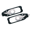 TENDITORI CATENA IN ERGAL CNC LIGHTECH COMPATIBILE PER SUZUKI GSX R750 2011 > 2017 COPPIA NERO TESU004NER
