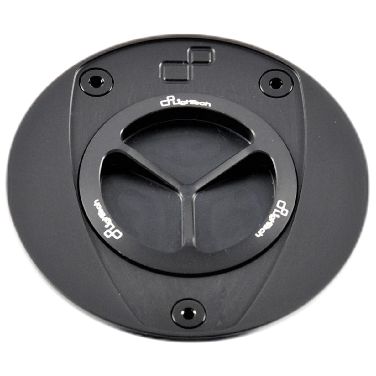 TAPPO SERBATOIO CON CHIUSURA A VITE IN ALLUMINIO CNC FLANGIA ESTERNA NERO LIGHTECH COMPATIBILE PER KAWASAKI ZX4RR 2024 > 2024 NERO TFN223NER