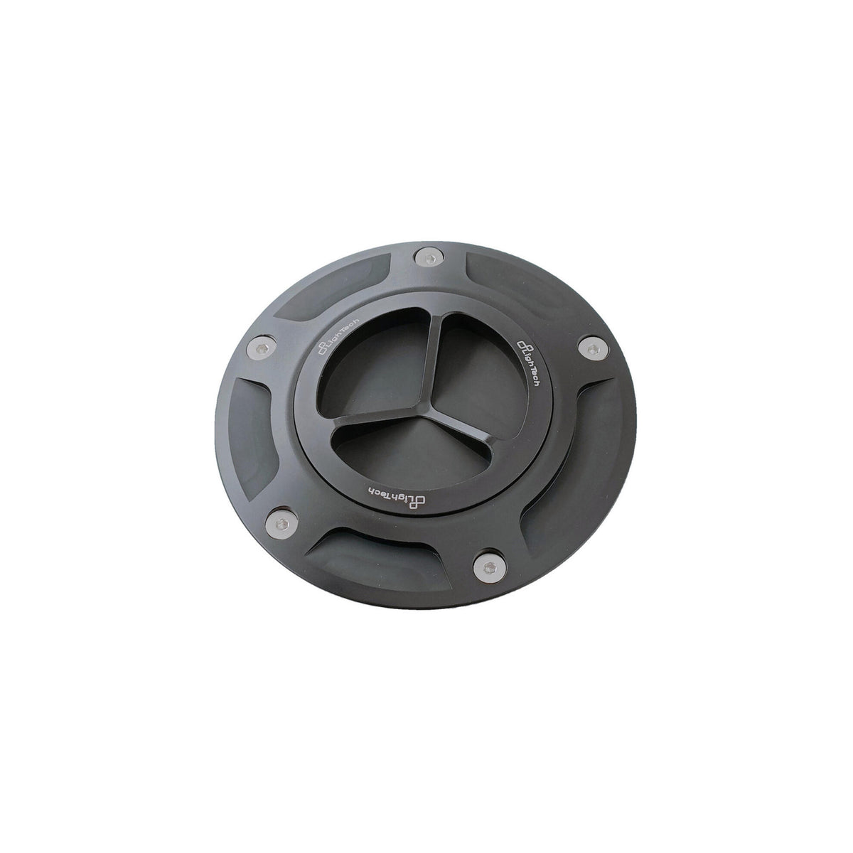 TAPPO SERBATOIO CON CHIUSURA A VITE IN ALLUMINIO CNC FLANGIA ESTERNA NERO LIGHTECH COMPATIBILE PER DUCATI PANIGALE V4 S 2019 > 2025 NERO TFN229NER