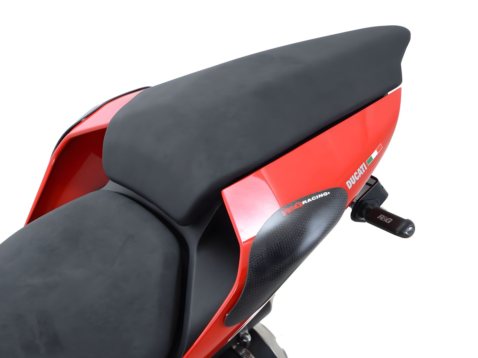 SLIDERS CODONE POSTERIORE IN CARBONIO COPPIA R&G COMPATIBILE PER DUCATI 1299 PANIGALE 2015 > 2017 CARBON TLS0027CG