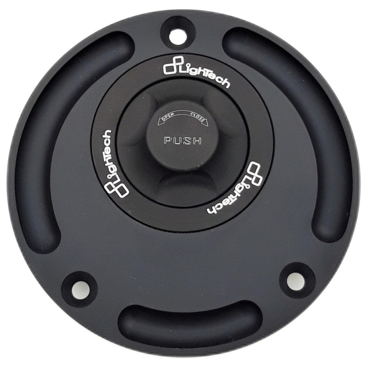 TAPPO SERBATOIO A SGANCIO RAPIDO IN ALLUMINIO CNC FLANGIA ESTERNA NERO LIGHTECH COMPATIBILE PER HONDA CB650R 2019 > 2020 NERO/NERO TR24N/N