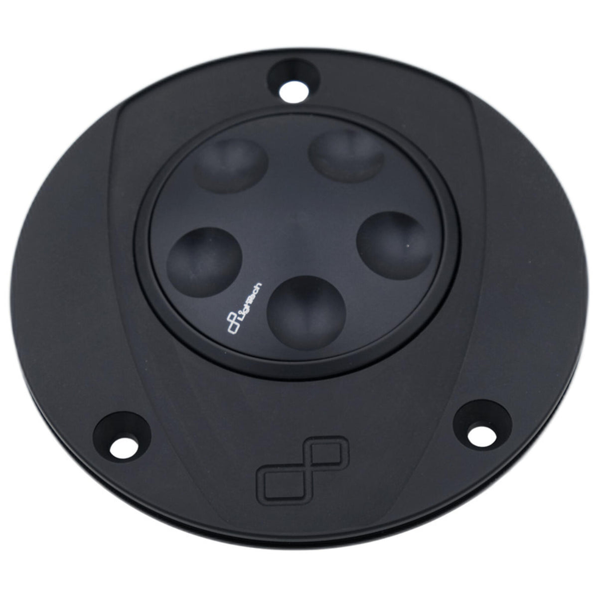 TAPPO SERBATOIO A SGANCIO RAPIDO IN ALLUMINIO CNC FLANGIA ESTERNA NERO LIGHTECH COMPATIBILE PER YAMAHA R3 2015 > 2024 NERO TRN226NER