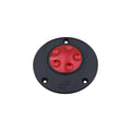 TAPPO SERBATOIO A SGANCIO RAPIDO IN ALLUMINIO CNC FLANGIA ESTERNA NERO LIGHTECH COMPATIBILE PER APRILIA RS 660 2020 > 2026 ROSSO TRN214ROS