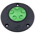 TAPPO SERBATOIO A SGANCIO RAPIDO IN ALLUMINIO CNC FLANGIA ESTERNA NERO LIGHTECH COMPATIBILE PER KAWASAKI Z750 2007 > 2012 VERDE TRN215VER