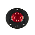 TAPPO SERBATOIO A SGANCIO RAPIDO IN ALLUMINIO CNC FLANGIA ESTERNA NERO LIGHTECH COMPATIBILE PER SUZUKI GSX R750 2006 > 2017 ROSSO TRN220ROS