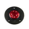 TAPPO SERBATOIO A SGANCIO RAPIDO IN ALLUMINIO CNC FLANGIA ESTERNA NERO LIGHTECH COMPATIBILE PER KAWASAKI ZX636 2019 > 2025 ROSSO TRN223ROS