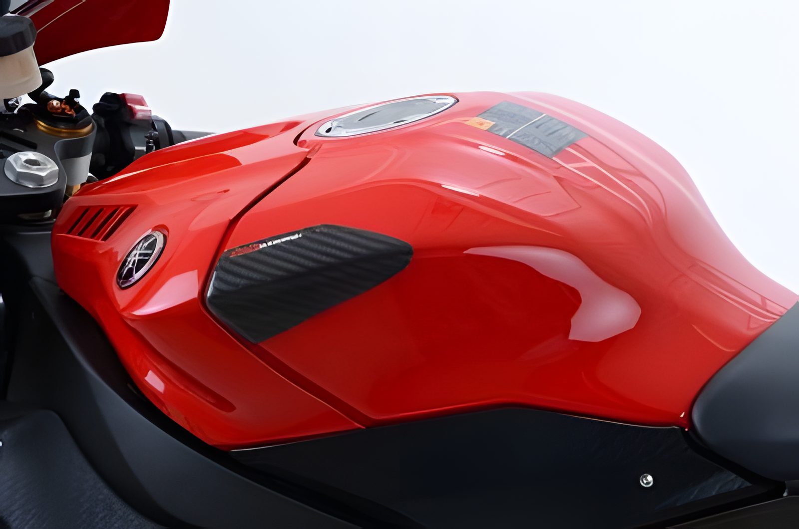 R&G PROTEZIONI SERBATOIO CARBONIO PER YAMAHA YZF-R1M 2015 > 2023 COPPIA TS0030C