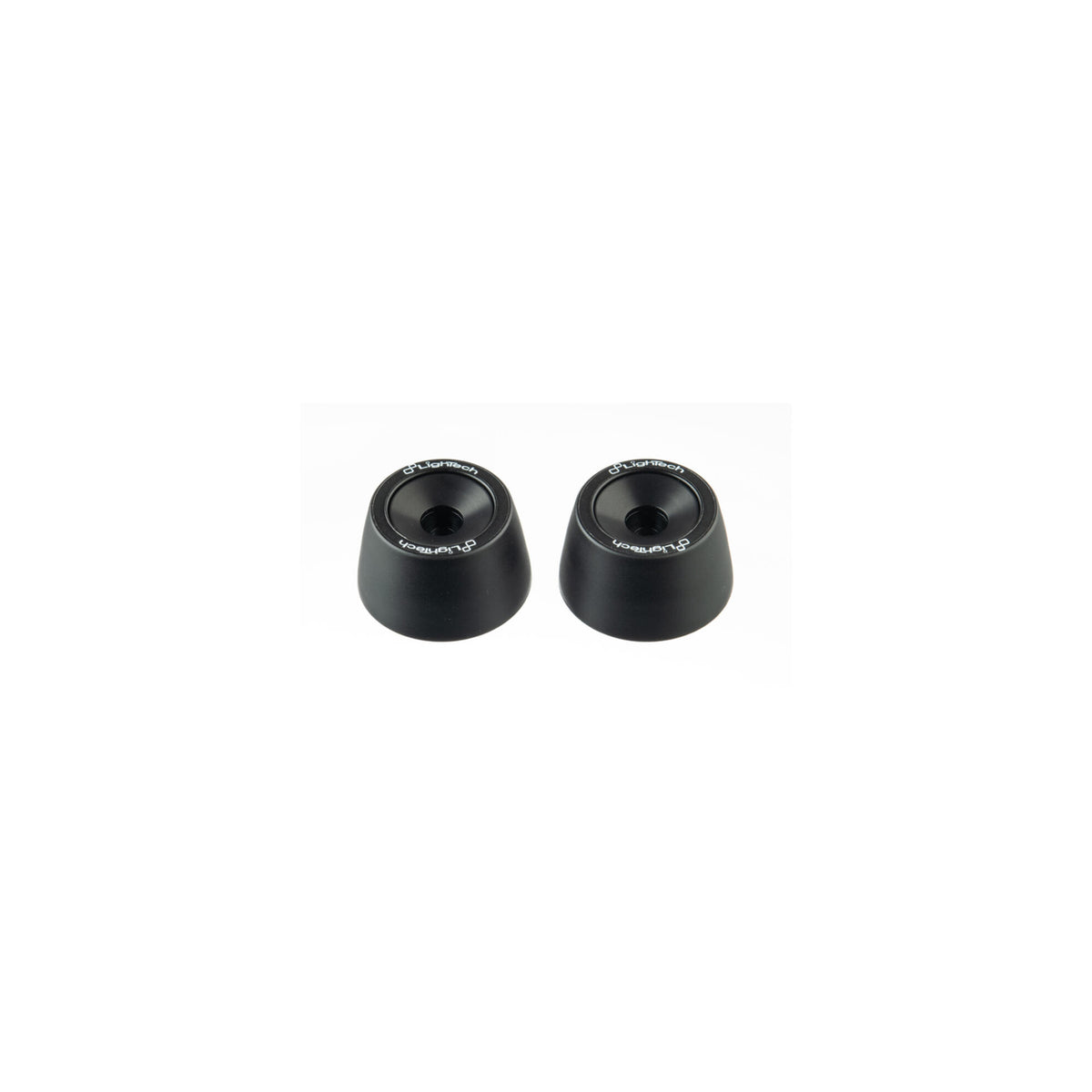 KIT PROTEZIONI PERNO RUOTA IN NYLON ANTERIORE LIGHTECH COMPATIBILE PER TRIUMPH STREET TRIPLE 765 RS 2017 > 2026 COPPIA NERO WAPTR402NER