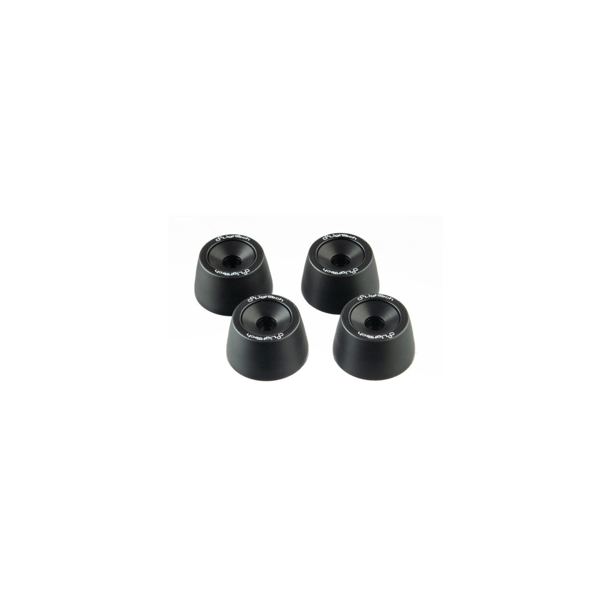 KIT PROTEZIONI PERNO RUOTA IN NYLON ANTERIORE E POSTERIORE LIGHTECH COMPATIBILE PER APRILIA TUONO V4 1100 FACTORY 2021 > 2021 2 COPPIE NERO WAPAP401NER