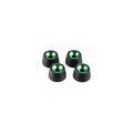 KIT PROTEZIONI PERNO RUOTA IN NYLON ANTERIORE E POSTERIORE LIGHTECH COMPATIBILE PER KAWASAKI ZX636 2024 > 2024 2 COPPIE VERDE WAPKA410VER