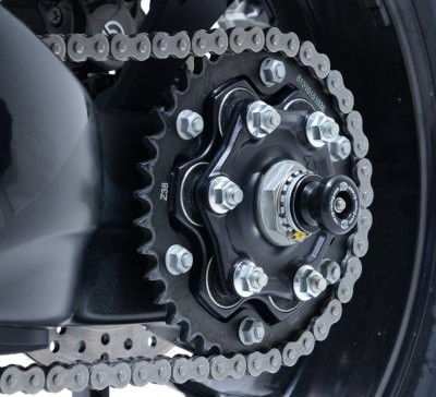 PROTEZIONE FORCELLONE R&G PER KTM 1290 SUPER DUKE / R / GT 2014 > 2024 NERO