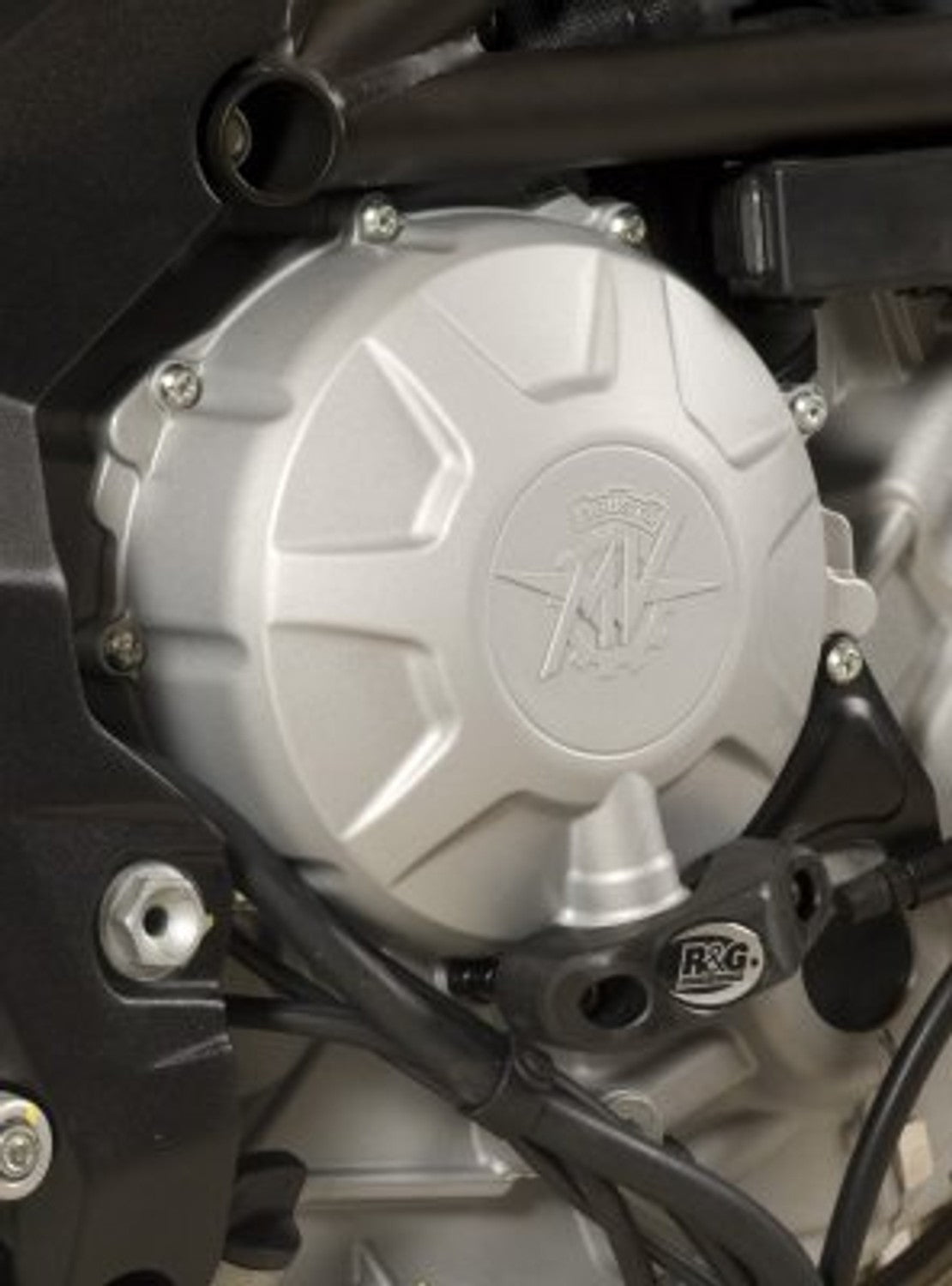 R&G PROTEZIONE CARTER PER MV AGUSTA BRUTALE 800 2013 > 2020 S. NERO ECS0075BK