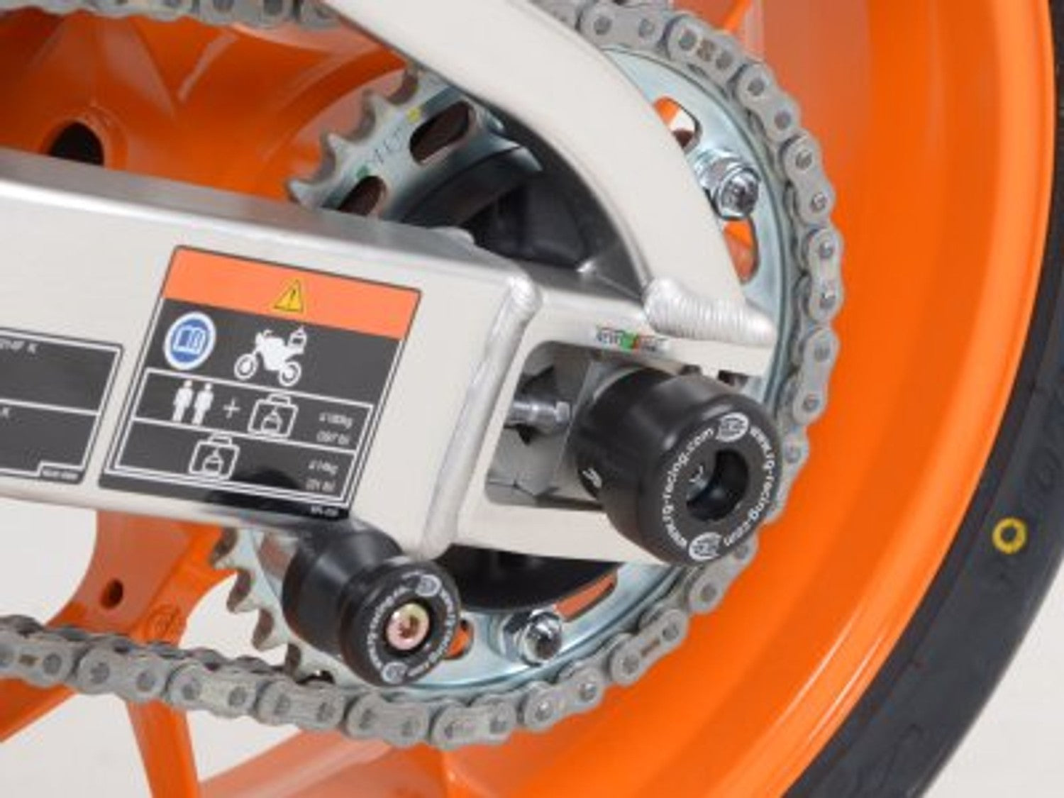 PROTEZIONE FORCELLONE R&G PER HONDA CBR 1000 RR FIREBLADE 2008 > 2012 COPPIA