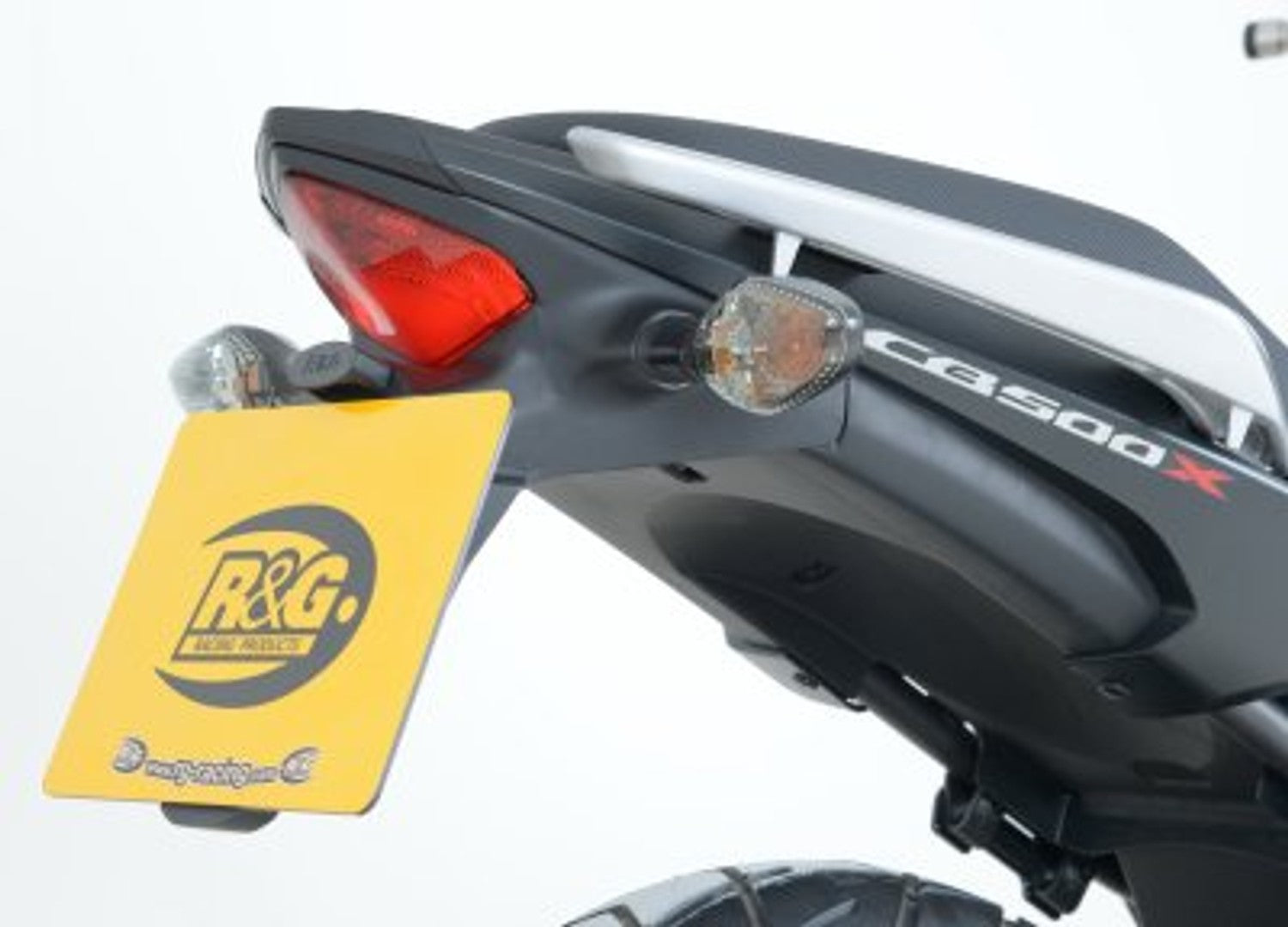 R&G PORTATARGA COMPATIBILE PER HONDA CB 500 X 2013 > 2020 LP0141BK NERO