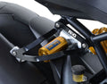 STAFFA SCARICO R&G PER DUCATI MONSTER 1200 S 2017 > 2020 NERO UNICO