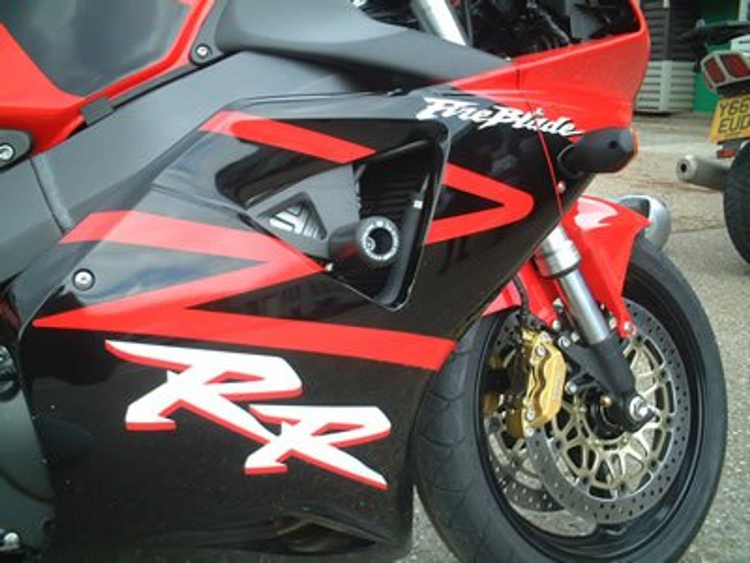 R&G PROTEZIONE TAMPONI CLASSIC PER HONDA CBR 954 RR 2002 2003 NO MOD CP0017BL