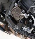 SLIDER PROTEZIONE CARTER MOTORE R&G PER YAMAHA MT-10 2016 > 2023 NERO SINGOLO