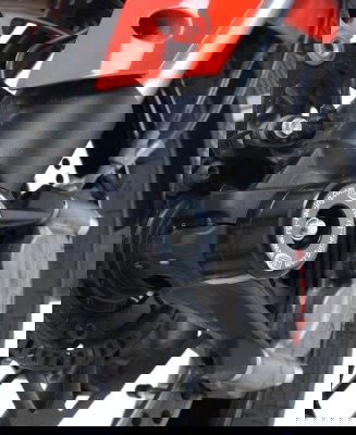 PROTEZIONI PERNO FORCELLA ANTERIORE LARGE COPPIA R&G PER DUCATI NERO FP0175BK