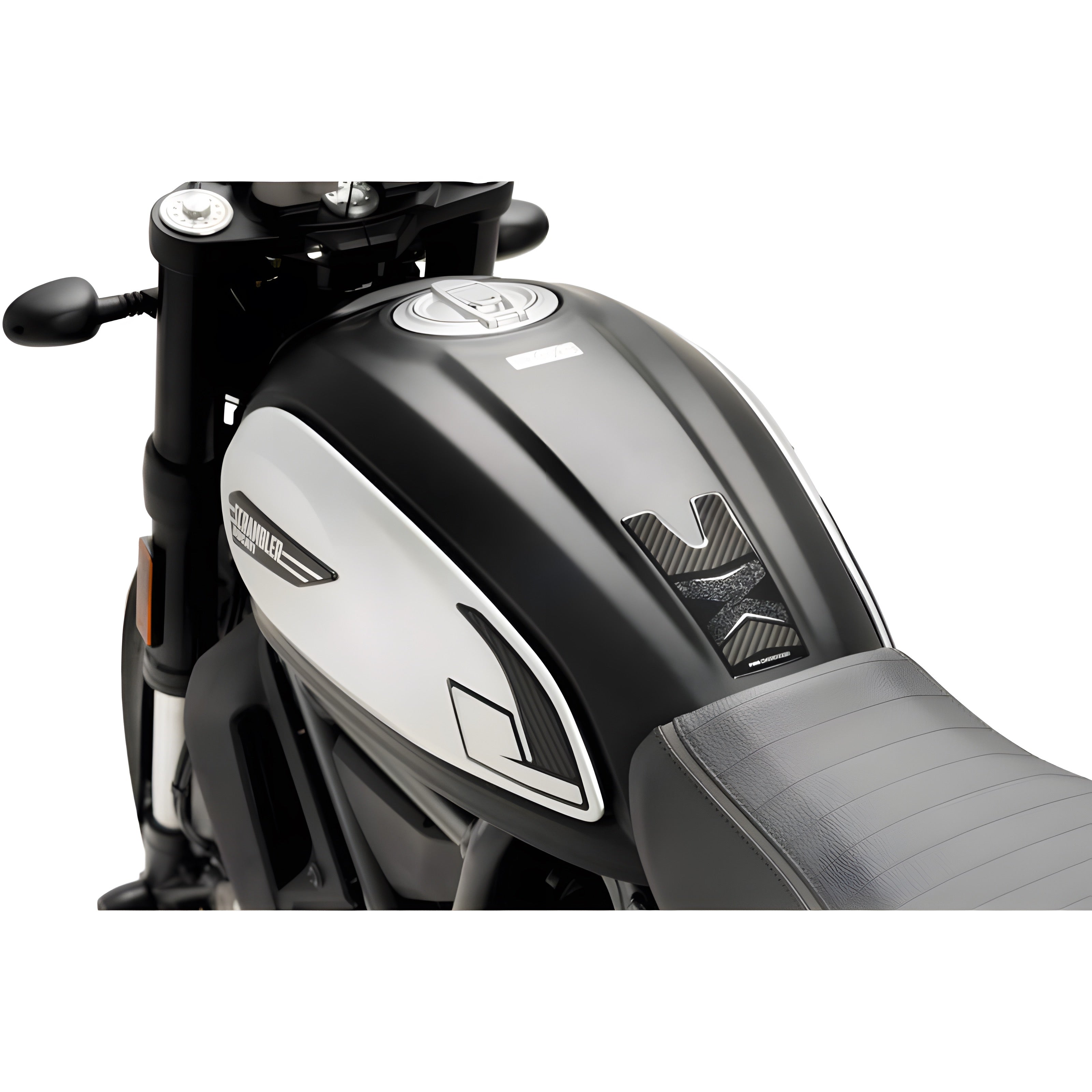 ADESIVO PROTEZIONE SERBATOIO PUIG COMPATIBILE PER DUCATI SCRAMBLER 800 ICON 2021 > 2022 CARBON LOOK 9131C