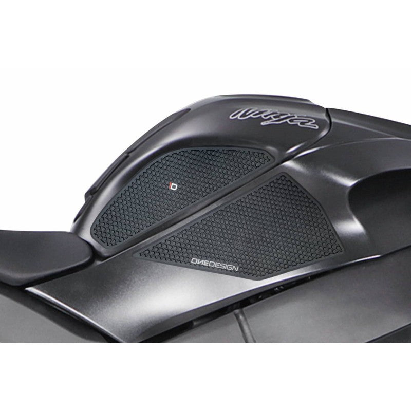 ADESIVO SERBATOIO SPECIFICO LATERALE PUIG COMPATIBILE PER KAWASAKI ZX-10R 1000 2016 > 2020 NERO 20081N