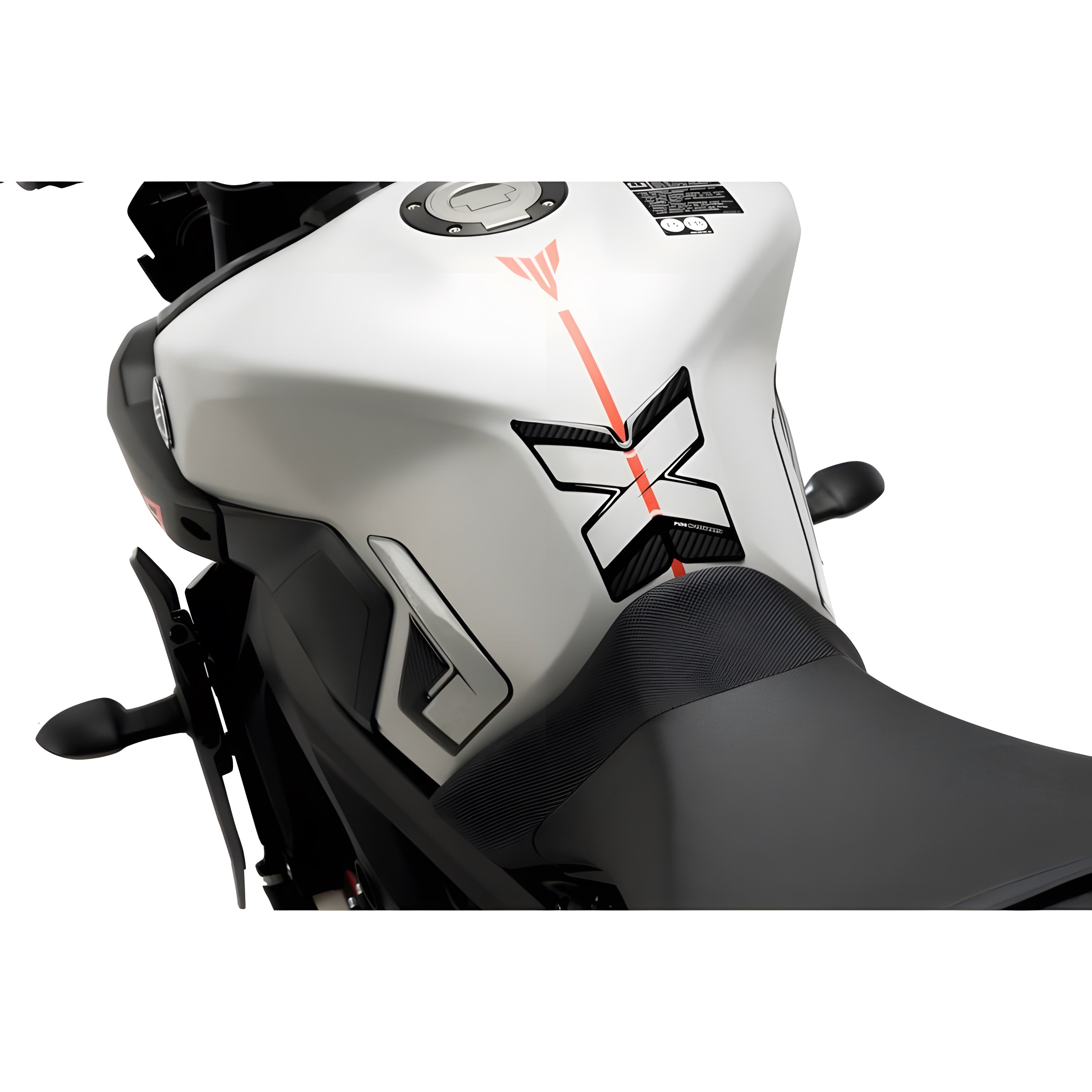 ADESIVO PROTEZIONE SERBATOIO PUIG COMPATIBILE PER YAMAHA MT-09 850 SP 2018 > 2020 CARBON LOOK 8439C