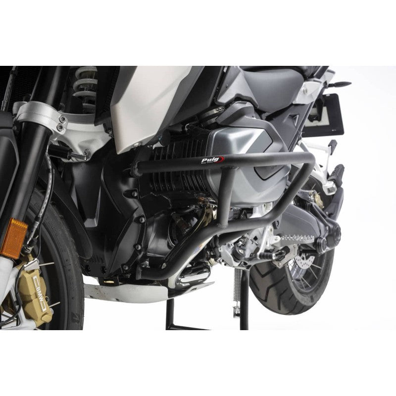 BARRE DI PROTEZIONE MOTORE PUIG COMPATIBILE PER BMW R 1250 GS 2018 > 2024 NERO 2249N