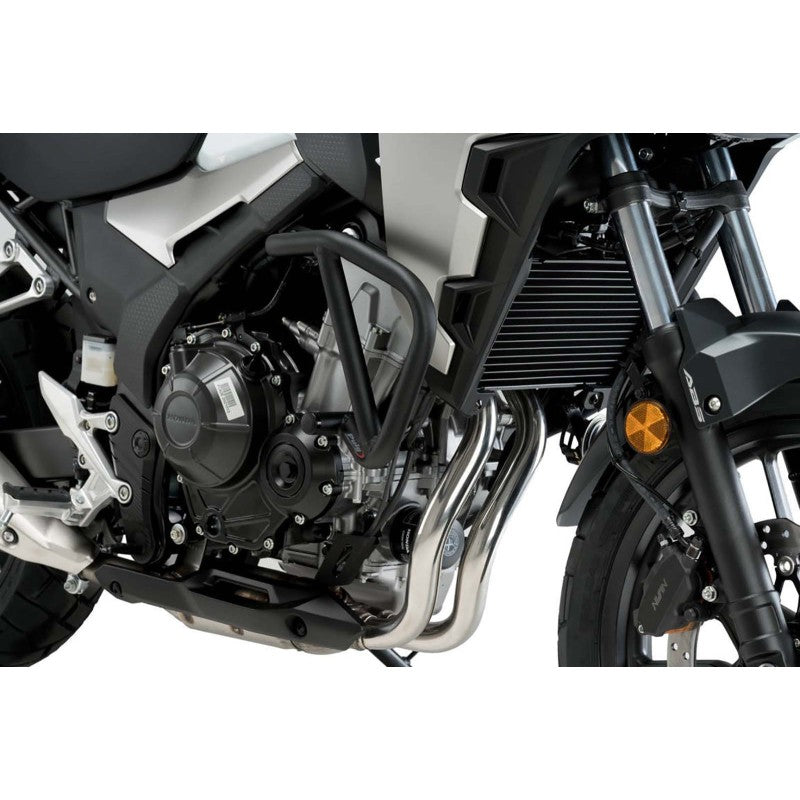 BARRE DI PROTEZIONE MOTORE PUIG COMPATIBILE PER HONDA CB 500 X 2022 > 2024 NERO 3572N