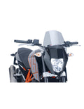 CUPOLINO NAKED N.G. SPORT PUIG COMPATIBILE PER KTM DUKE 690 R 2016 > 2017 FUME CHIARO 6009H