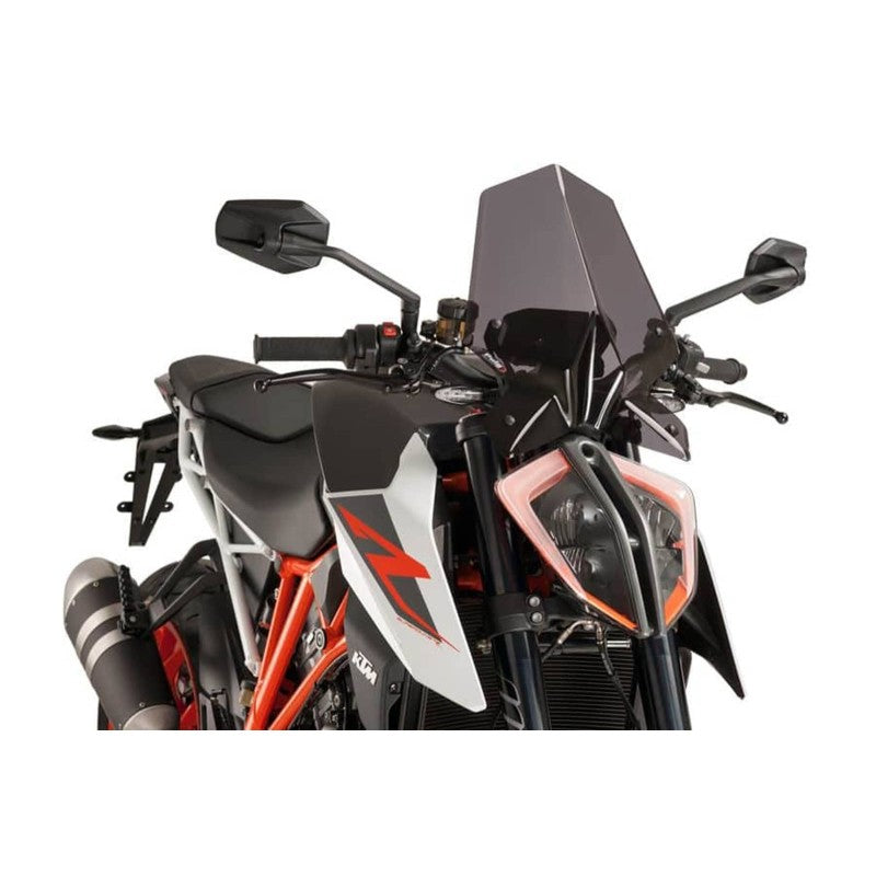 CUPOLINO NAKED N.G. SPORT PUIG COMPATIBILE PER KTM SUPERDUKE 1290 R 2017 > 2018 FUME SCURO 9692F