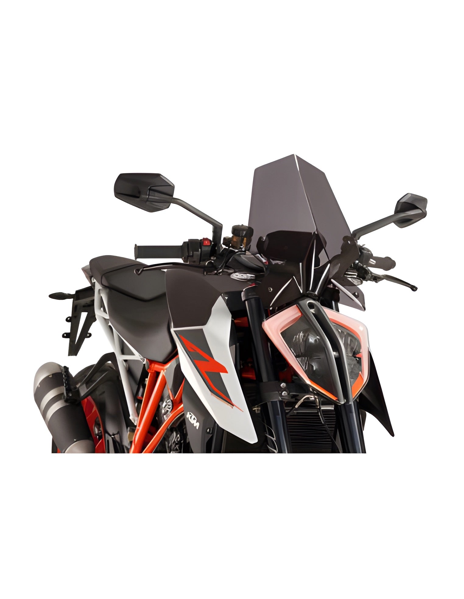 CUPOLINO NAKED N.G. SPORT PUIG COMPATIBILE PER KTM SUPERDUKE 1290 R 2019 FUME SCURO 9692F