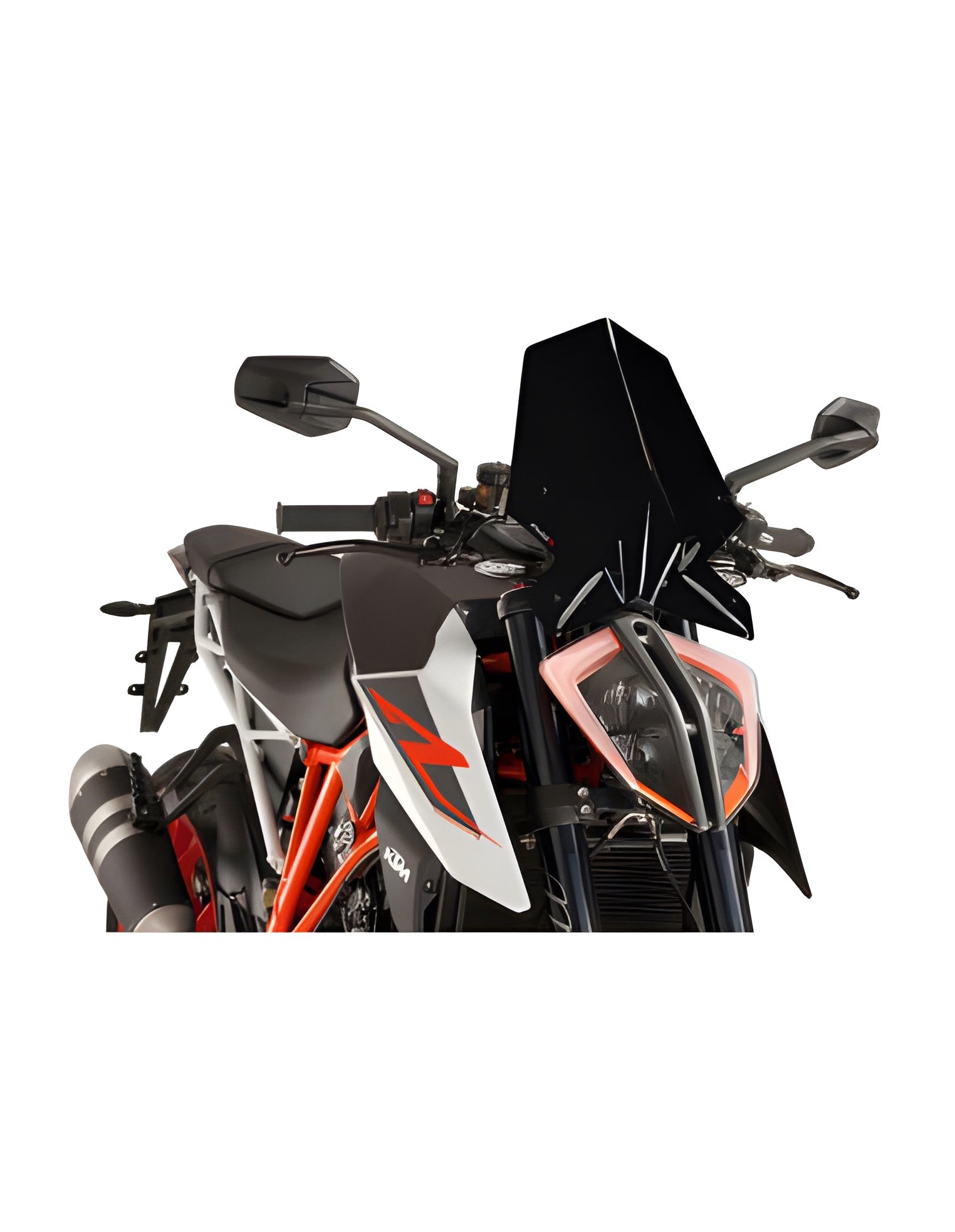 CUPOLINO NAKED N.G. SPORT PUIG COMPATIBILE PER KTM SUPERDUKE 1290 R 2019 NERO 9692N