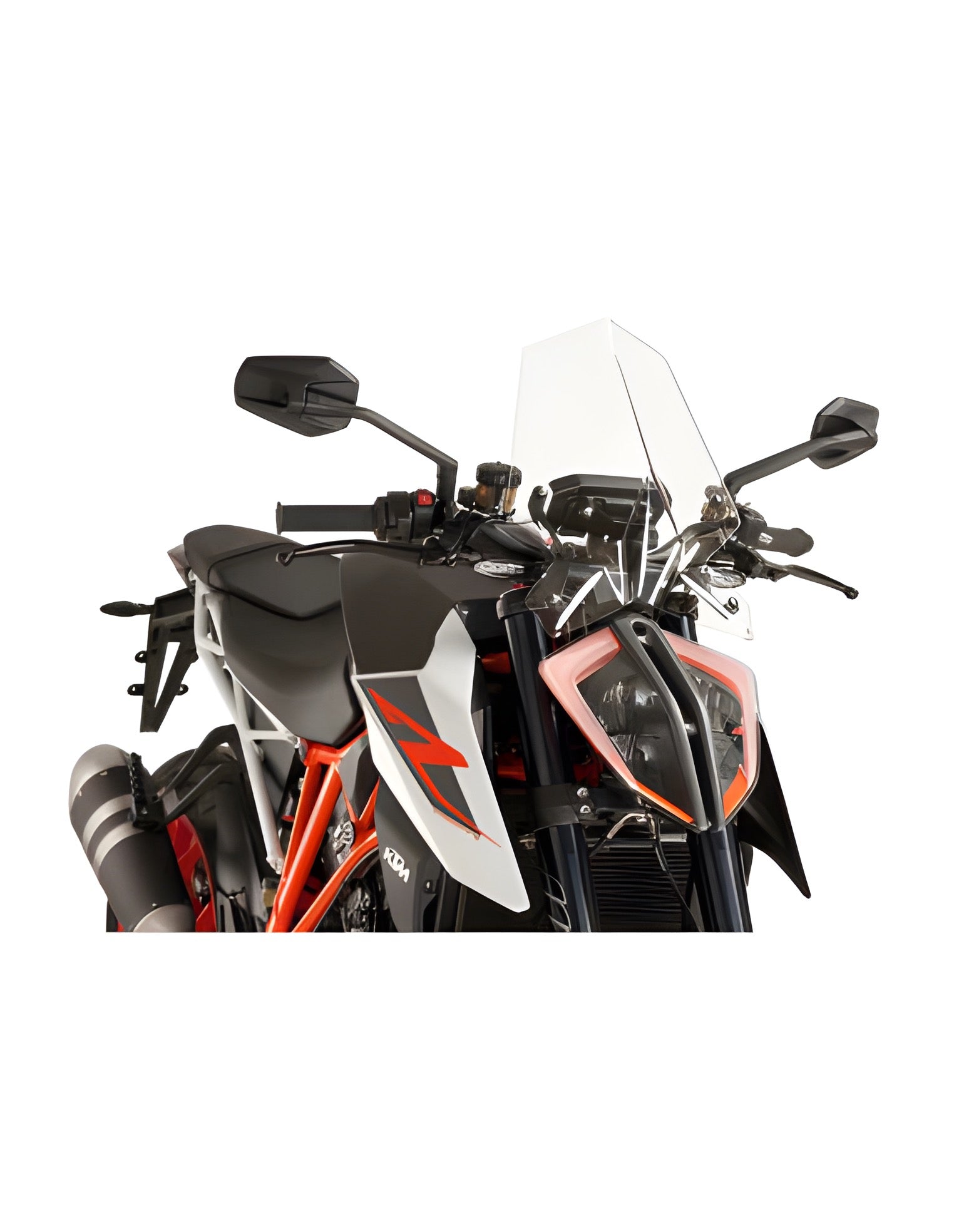 CUPOLINO NAKED N.G. SPORT PUIG COMPATIBILE PER KTM SUPERDUKE 1290 R 2019 TRASPARENTE 9692W