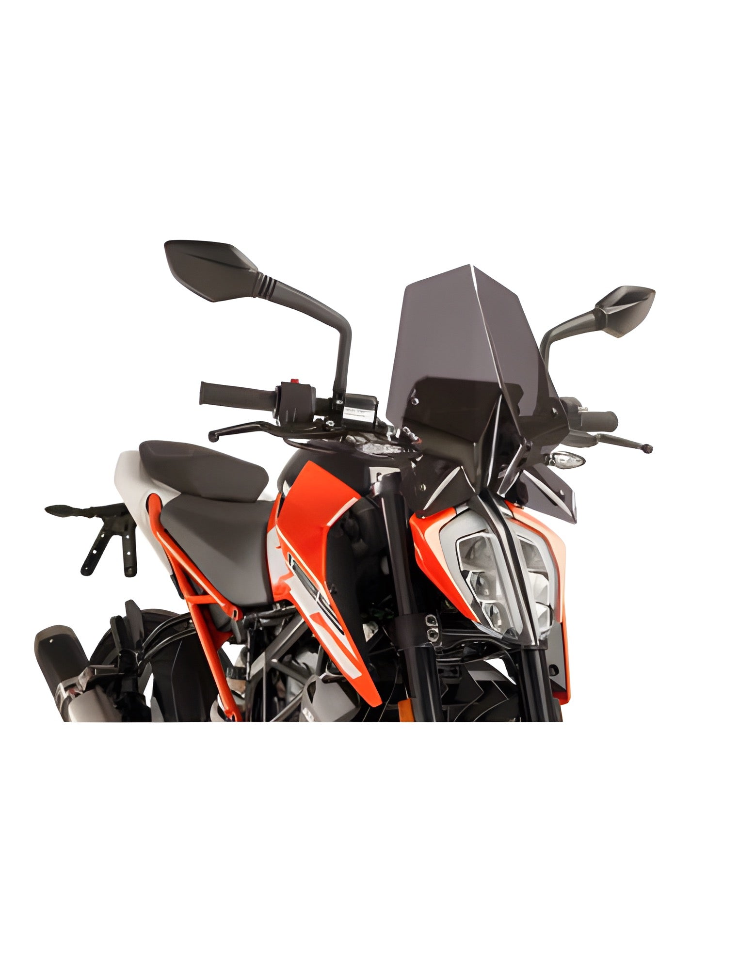 CUPOLINO NAKED N.G. SPORT PUIG COMPATIBILE PER KTM DUKE 390 2021 > 2023 FUME SCURO 9514F