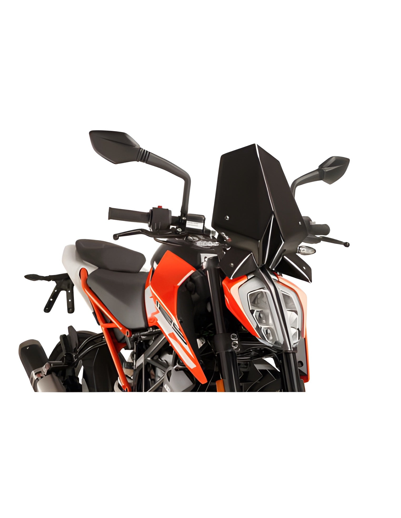 CUPOLINO NAKED N.G. SPORT PUIG COMPATIBILE PER KTM DUKE 390 2021 > 2023 NERO 9514N
