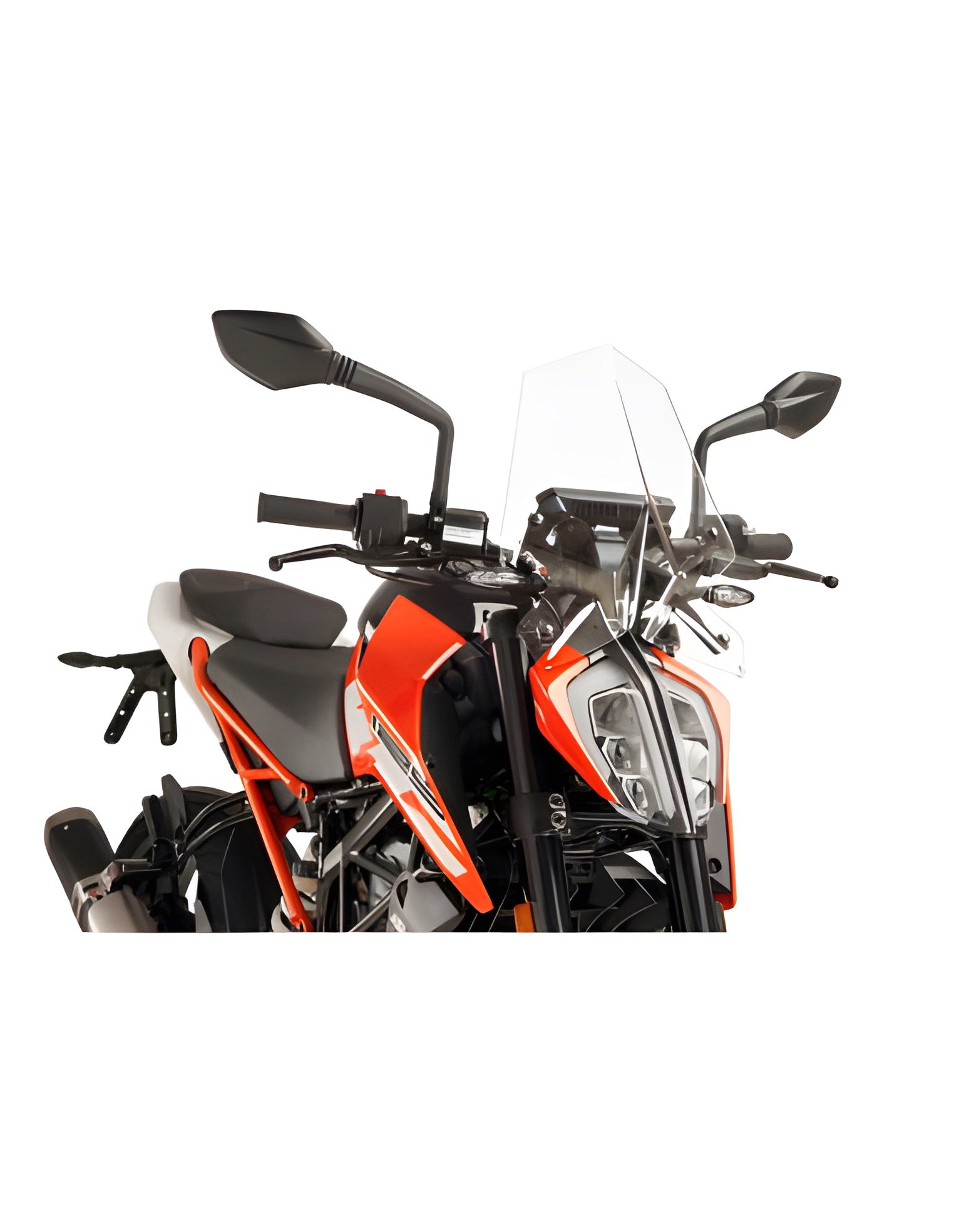 CUPOLINO NAKED N.G. SPORT PUIG COMPATIBILE PER KTM DUKE 390 2021 > 2023 TRASPARENTE 9514W