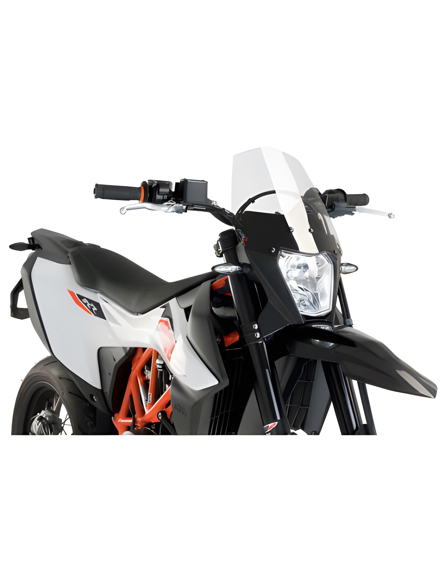 CUPOLINO NAKED N.G. SPORT PUIG COMPATIBILE PER KTM SMC 690 R 2021 > 2025 TRASPARENTE 3586W