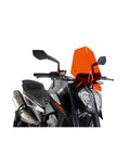 CUPOLINO NAKED N.G. SPORT PUIG COMPATIBILE PER KTM DUKE 790 2024 > 2025 ARANCIONE 9668T