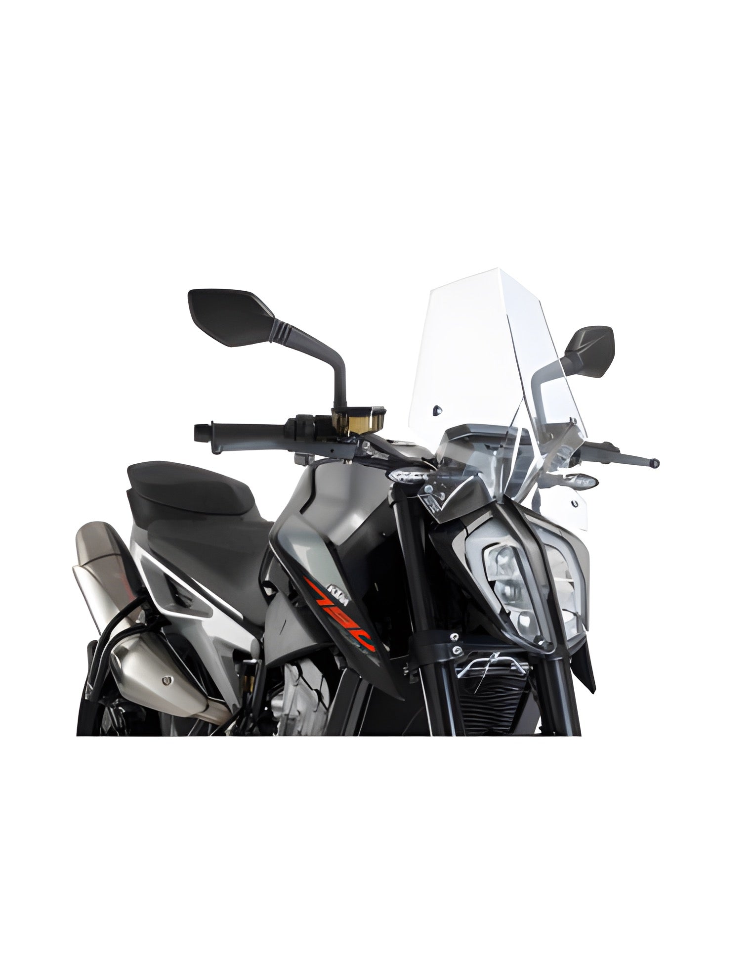 CUPOLINO NAKED N.G. SPORT PUIG COMPATIBILE PER KTM DUKE 790 2024 > 2025 TRASPARENTE 9668W