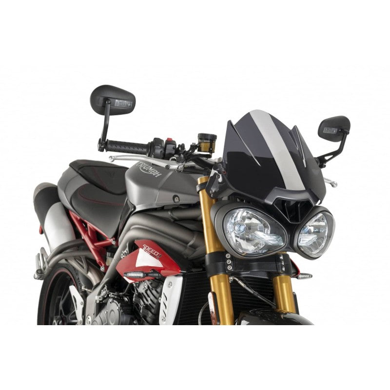 CUPOLINO NAKED N.G. SPORT PUIG COMPATIBILE PER TRIUMPH SPEED TRIPLE 1050 S 2016 > 2020 FUME SCURO 8929F
