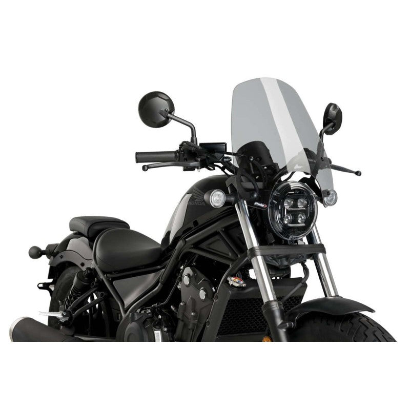CUPOLINO NAKED N.G. TOURING PUIG COMPATIBILE PER HONDA REBEL CMX500 2017 > 2019 FUME CHIARO 9462H