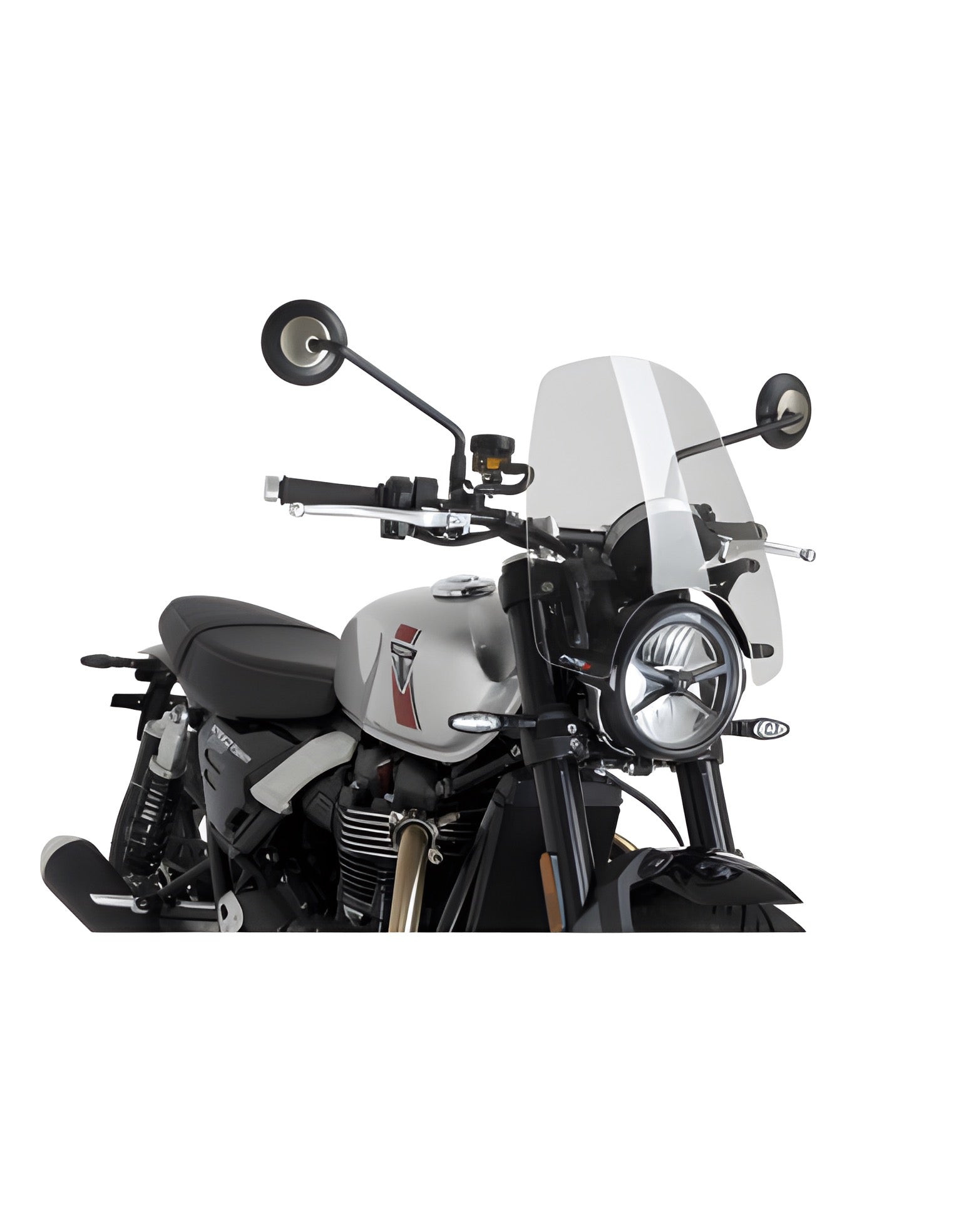 CUPOLINO NAKED N.G. TOURING PUIG COMPATIBILE PER TRIUMPH SPEED TWIN 1200 2025 TRASPARENTE 22619W
