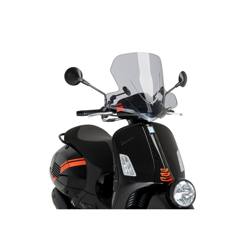 CUPOLINO SCOOTER CITY TOURING PUIG COMPATIBILE PER PIAGGIO VESPA 300 GTV 2023 > 2025 FUME CHIARO 21966H