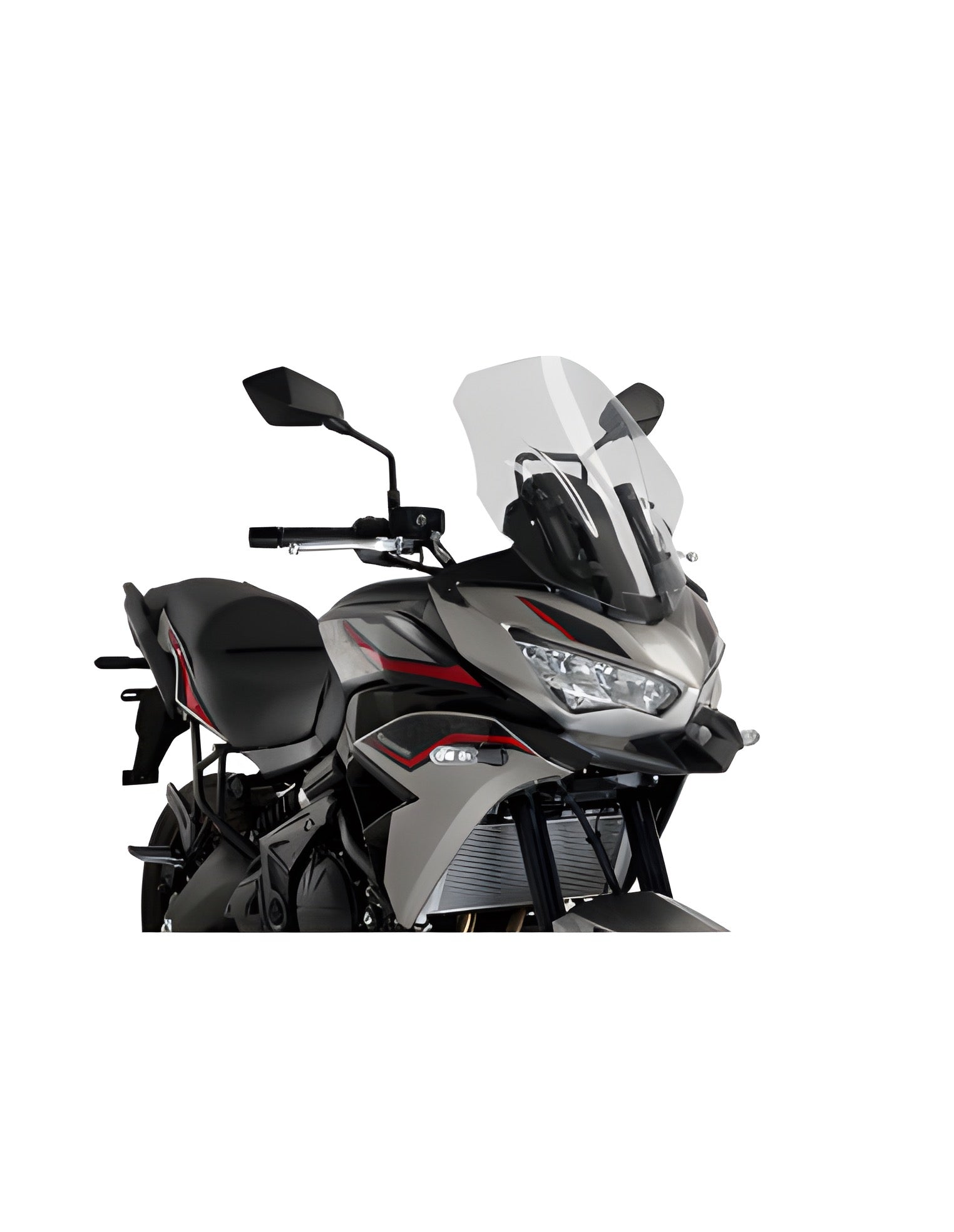 CUPOLINO TOURING PUIG COMPATIBILE PER KAWASAKI VERSYS 650 2025 TRASPARENTE 21260W