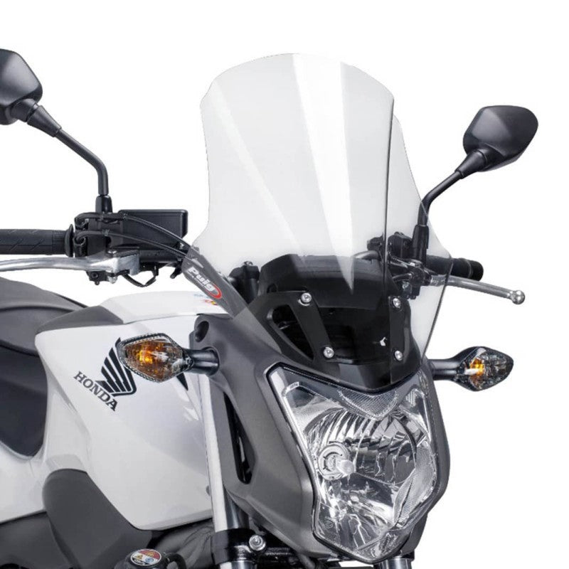 CUPOLINO TOURING PLUS PUIG COMPATIBILE PER HONDA NC 750 S 2014 > 2015 TRASPARENTE  OUTLET 6361W