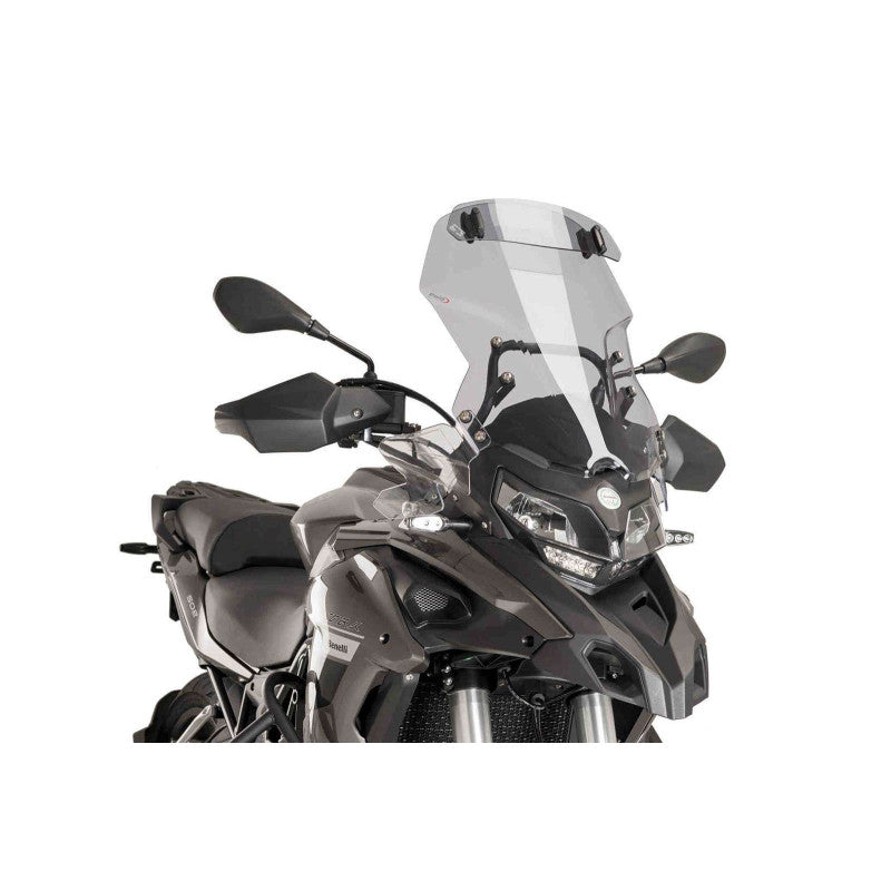 CUPOLINO TOURING-VISIERA PUIG COMPATIBILE PER BENELLI TRK 502 2021 > 2025 FUME CHIARO  OUTLET 9508H