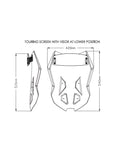 CUPOLINO TOURING-VISIERA PUIG COMPATIBILE PER KTM SUPERDUKE 1290 GT 2022 > 2024 FUME CHIARO 3565H