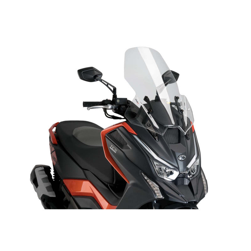 CUPOLINO V-TECH LINE TOURING PUIG COMPATIBILE PER KYMCO DTX 360 2022 > 2025 TRASPARENTE 21149W