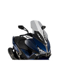 CUPOLINO V-TECH LINE TOURING PUIG COMPATIBILE PER KYMCO XCITING 400 S 2022 > 2025 FUME CHIARO 3757H
