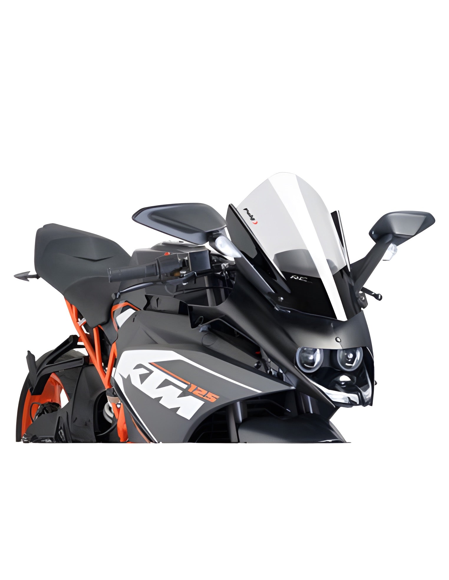 CUPOLINO Z-RACING PUIG COMPATIBILE PER KTM RC 125 2017 > 2021 TRASPARENTE 7004W